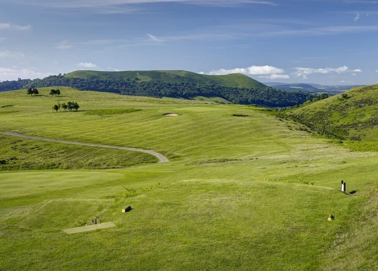 Golf course near the Shropshire Hills