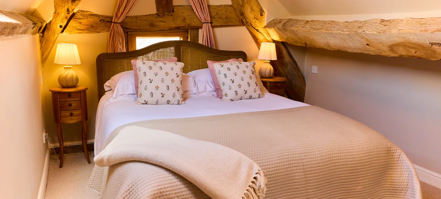 Bedroom in one of our Cottages