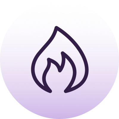 Icon of a flame