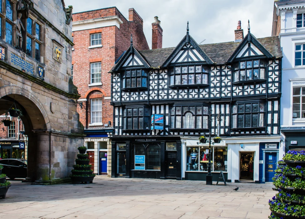 Historic town in Shropshire